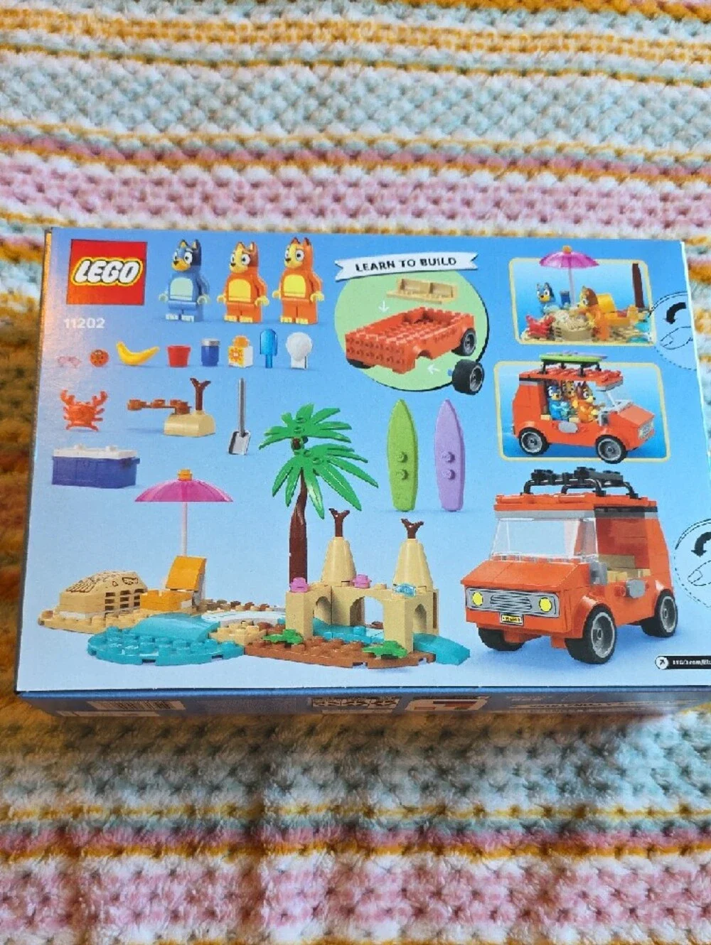 Lego 11202 Bluey Beach & Family Car Trip Playset -